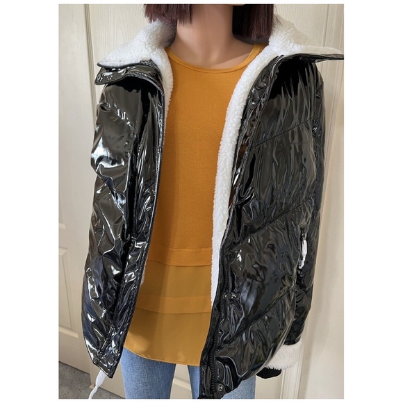 G.I.L.I. Sherpa Lined Puffer Jacket - Black Size Medium *NEW* - Picture 2 of 5